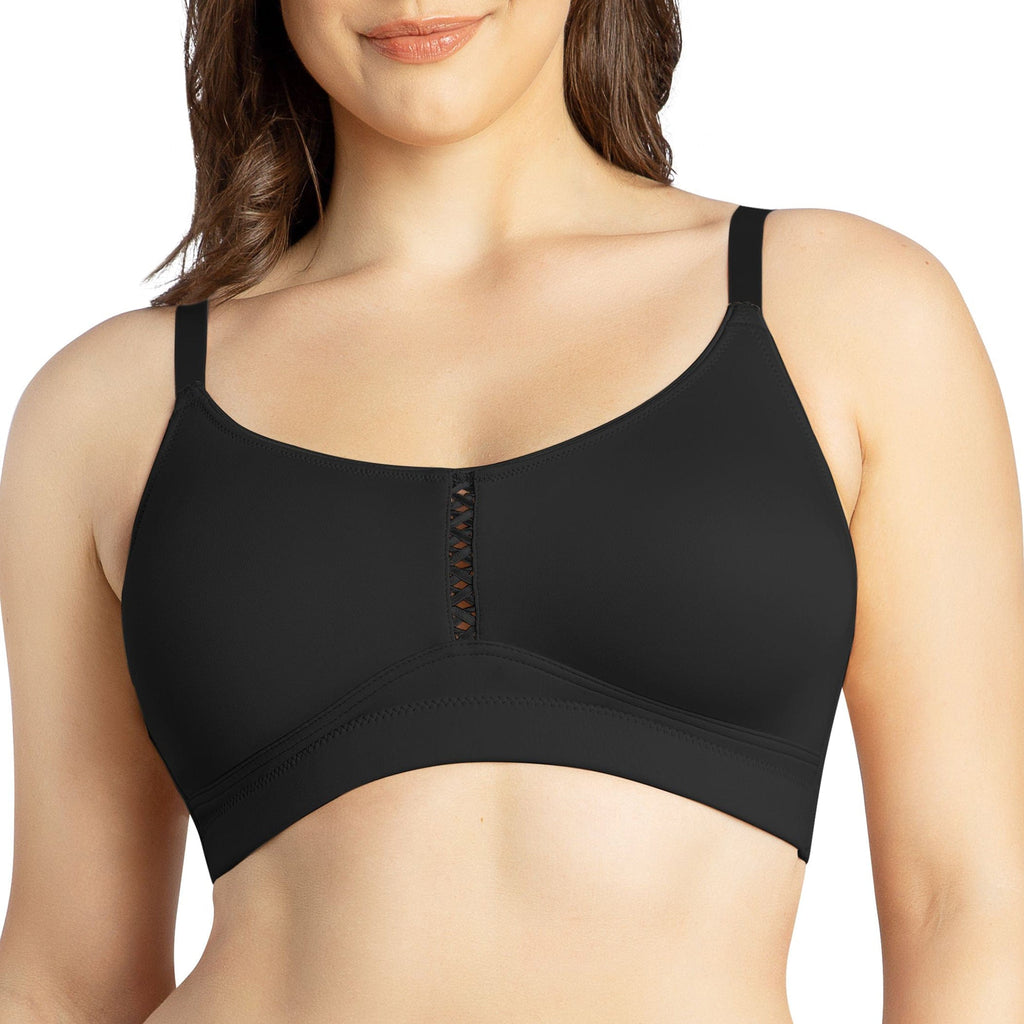 Parfait Lingerie Bralette PARFAIT Erika P5861 Women Full Bust Smooth Seamless Wire-Free Bralette Bra - Black