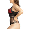 Parfait Lingerie Bodysuit PARFAIT Mia Dot P6017 Women's Sexy Wire-free Bodysuit Lingerie - Black