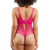 Parfait Lingerie Bodysuit PARFAIT Mia Dot P6017 Women's Sexy Wire-free Bodysuit Lingerie - Bright Pink