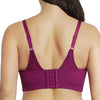 Parfait Lingerie PARFAIT Mia Dot P6011 Women's Full Busted Lightly Padded Wire Free Bra - Blackberry