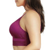 Parfait Lingerie PARFAIT Mia Dot P6011 Women's Full Busted Lightly Padded Wire Free Bra - Blackberry
