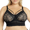 Parfait Lingerie PARFAIT Mia Lace P5951 Women's Full Busted Lightly Padded Wire Free Bra - Black