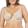 Parfait Lingerie PARFAIT Shea P6062 Women's Full Bust Mesh Plunge Unlined Wired Bra - Bare
