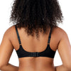 Parfait Lingerie PARFAIT Shea P6062 Women's Full Bust Mesh Plunge Unlined Wired Bra - Black