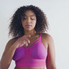 PARFAIT Mia Dot P6011 Women's Full Busted Lightly Padded Wire Free Bra - Bright pink