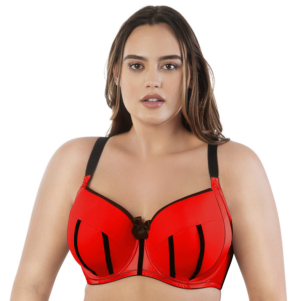 Parfait Charlotte Padded Bra Style Number-6901 - Red (34G)