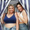 Dalis Wire-Free Full Bust Bralette - Navy