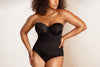 Elissa Full Bust Longline Strapless Bra - Black