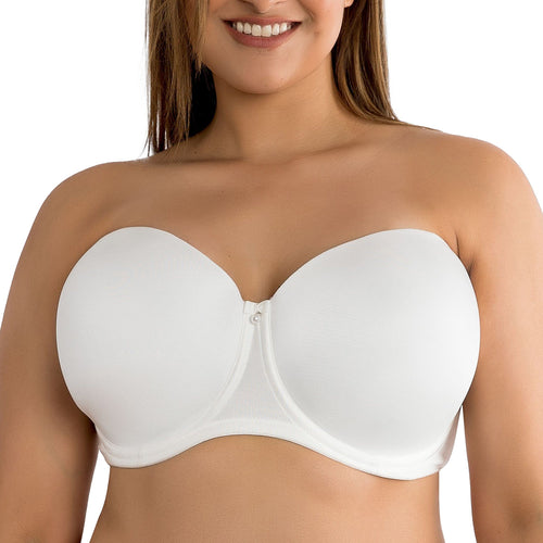 PARFAIT Elise P60915 Full Busted Strapless Bra - Pearl White