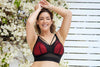 Mia Wire-Free Full Bust Padded Bralette - Black