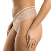 Parfait Lingerie PARFAIT Olivia P4005 Cheeky Lace Hipster With Waist Detail - Cameo Rose