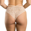 Parfait Lingerie PARFAIT Olivia P4005 Cheeky Lace Hipster With Waist Detail - Cameo Rose