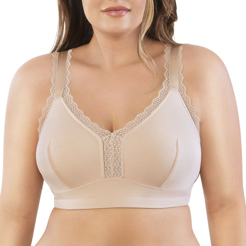 PARFAIT Dalis P5641 Women's Full Busted and Curvy Wire Free Bralette  - Bare