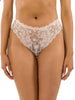 Parfait Lingerie Parfait Luxlacy Pretty Lace And Mesh Hipster Panty With Extended Sizes - Desert Flower
