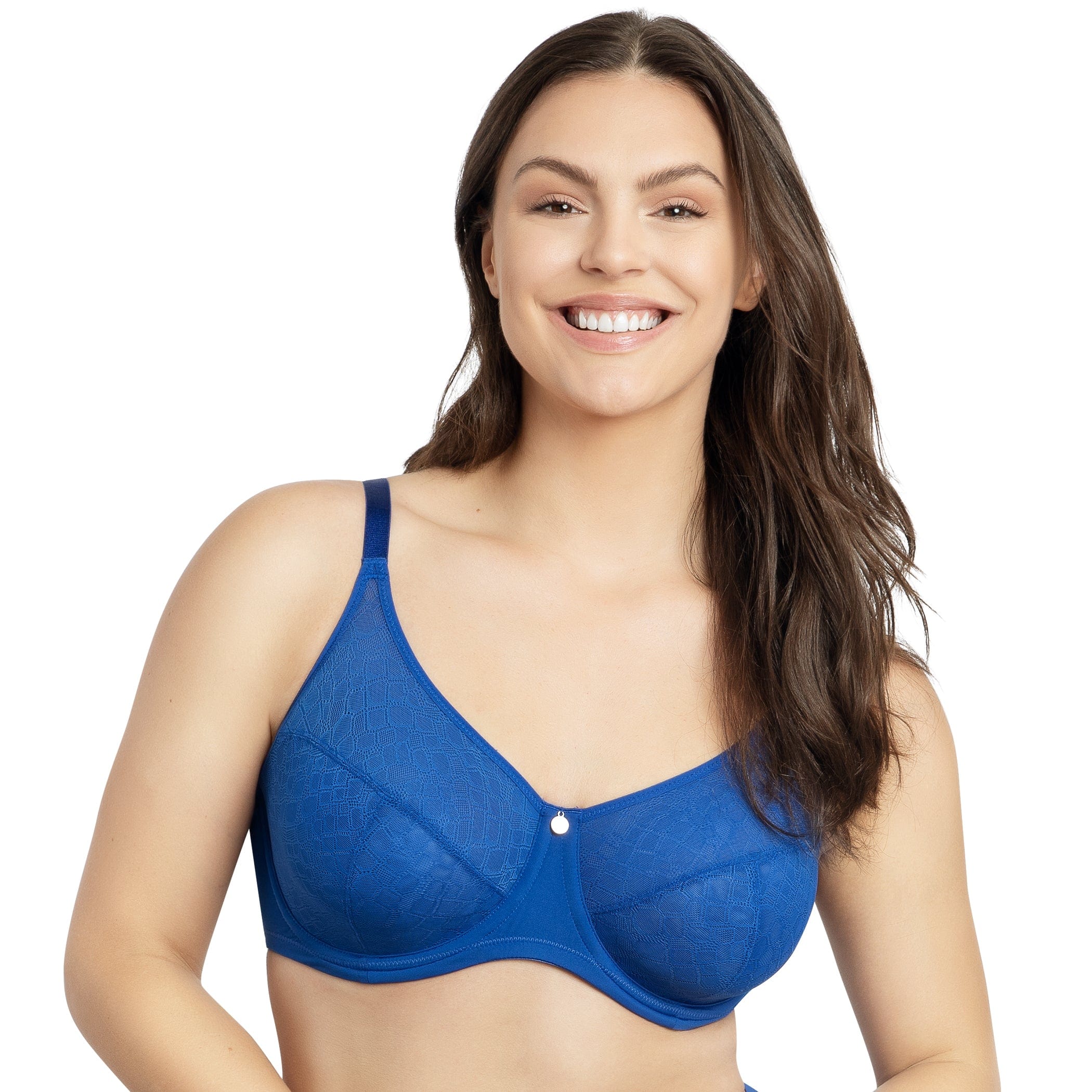 Buy online Contrasting Seam Minimizer Bra from lingerie for Women by Aaina  for ₹379 at 46% off