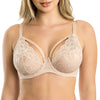 Parfait Lingerie PARFAIT Olivia P4000 Full-Busted Unlined Non-Padded Plunge Strappy Lace Bra - Cameo Rose