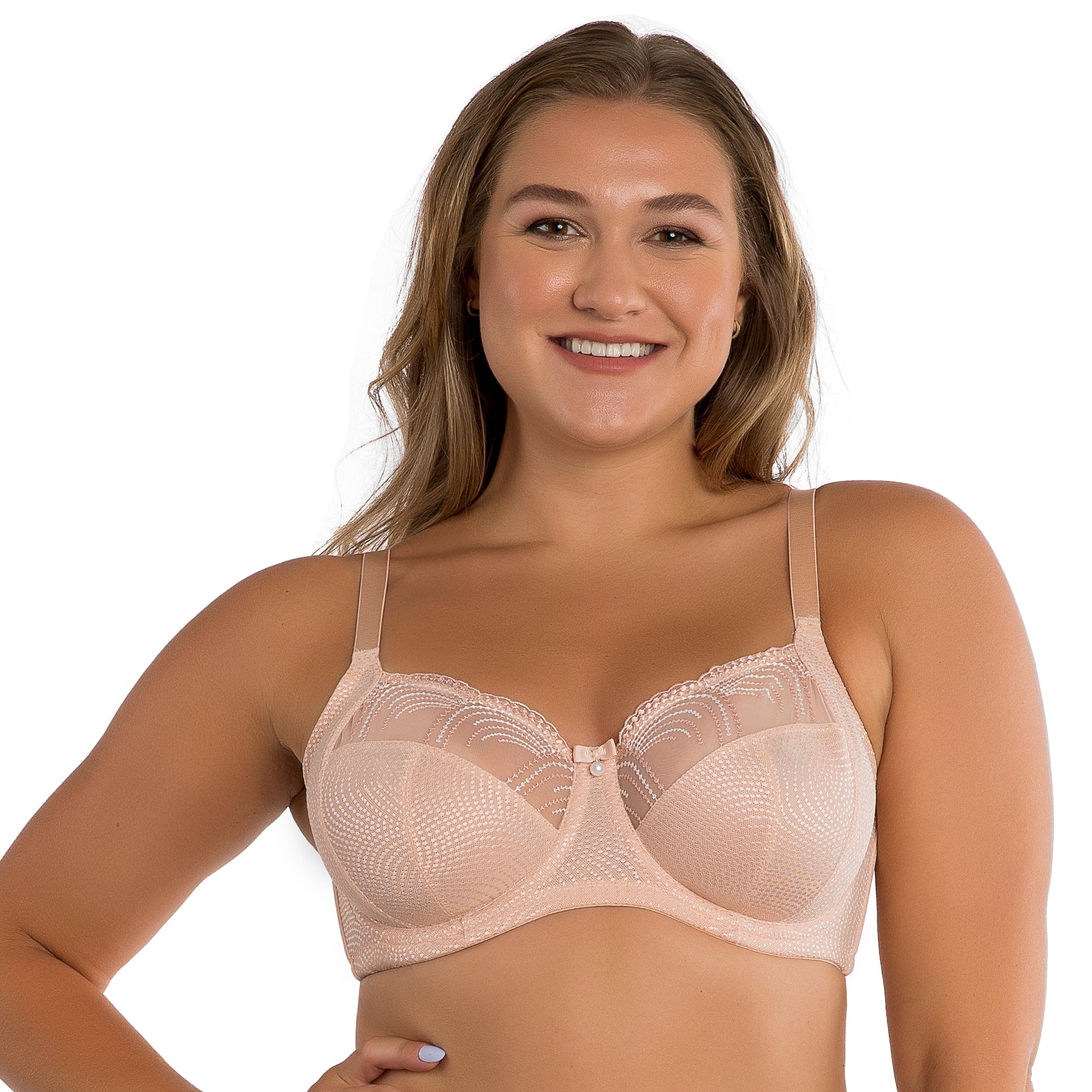 PARFAIT Pearl Unlined Bra 36GG, Cameo Rose