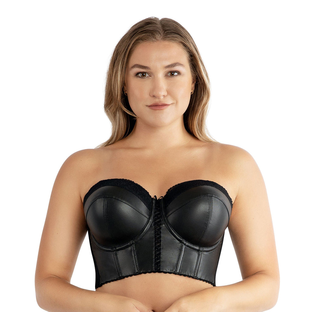 Parfait Lingerie PARFAIT Stevie P50120 Women's Longline Strapless Bustier - Black