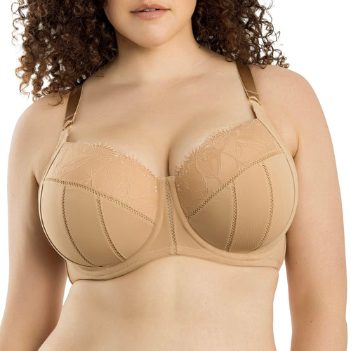 Parfait Lingerie PARFAIT Charlene P5000 Full Busted Contour Balconette Padded Wired Bra - Warm Sand