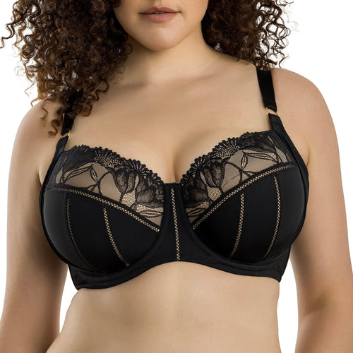 Parfait Lingerie PARFAIT Charlene P5000 Full Busted Contour Balconette Padded Wired Bra - Black