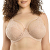 Parfait Lingerie PARFAIT Olivia P4000 Full-Busted Unlined Non-Padded Plunge Strappy Lace Bra - Cameo Rose