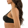 Parfait Lingerie Parfait Luxlacy Pretty Lace And Mesh Full Busted Full Coverage Unlined Non-padded Wired Bra - Black