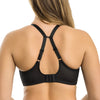 Parfait Lingerie Parfait Luxlacy Pretty Lace and Mesh Full Busted Unlined Non-Padded Wired Bra - Black