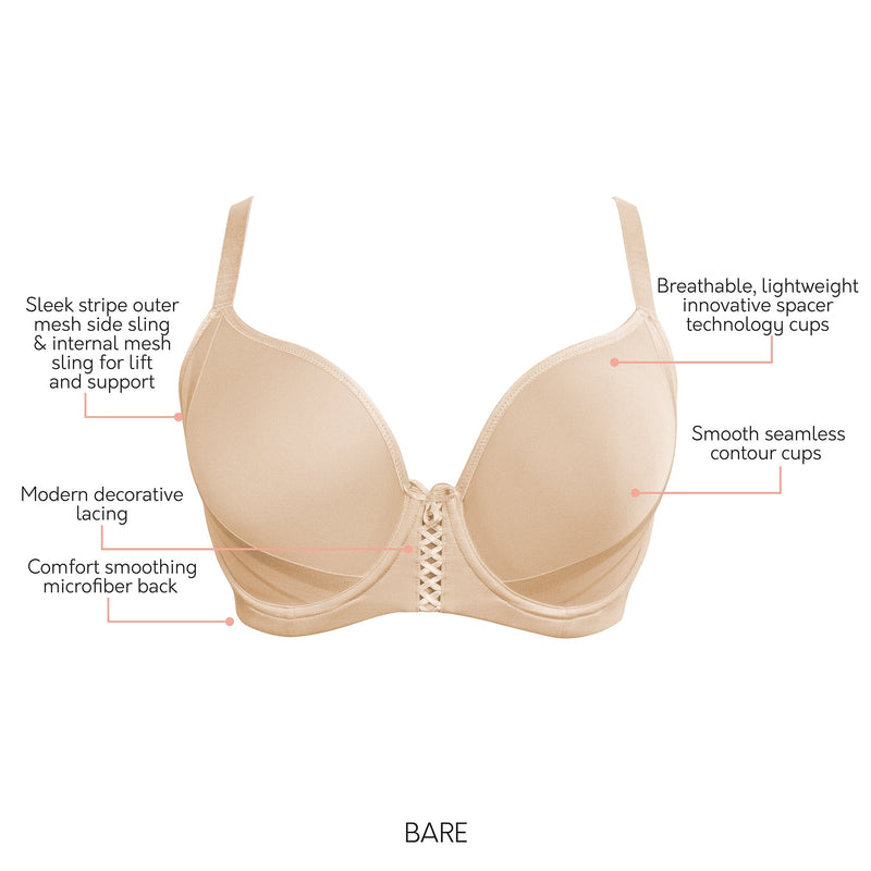 Small Size Figure Types in 30F Bra Size E Cup Sizes by Conturelle Spacer  Bras