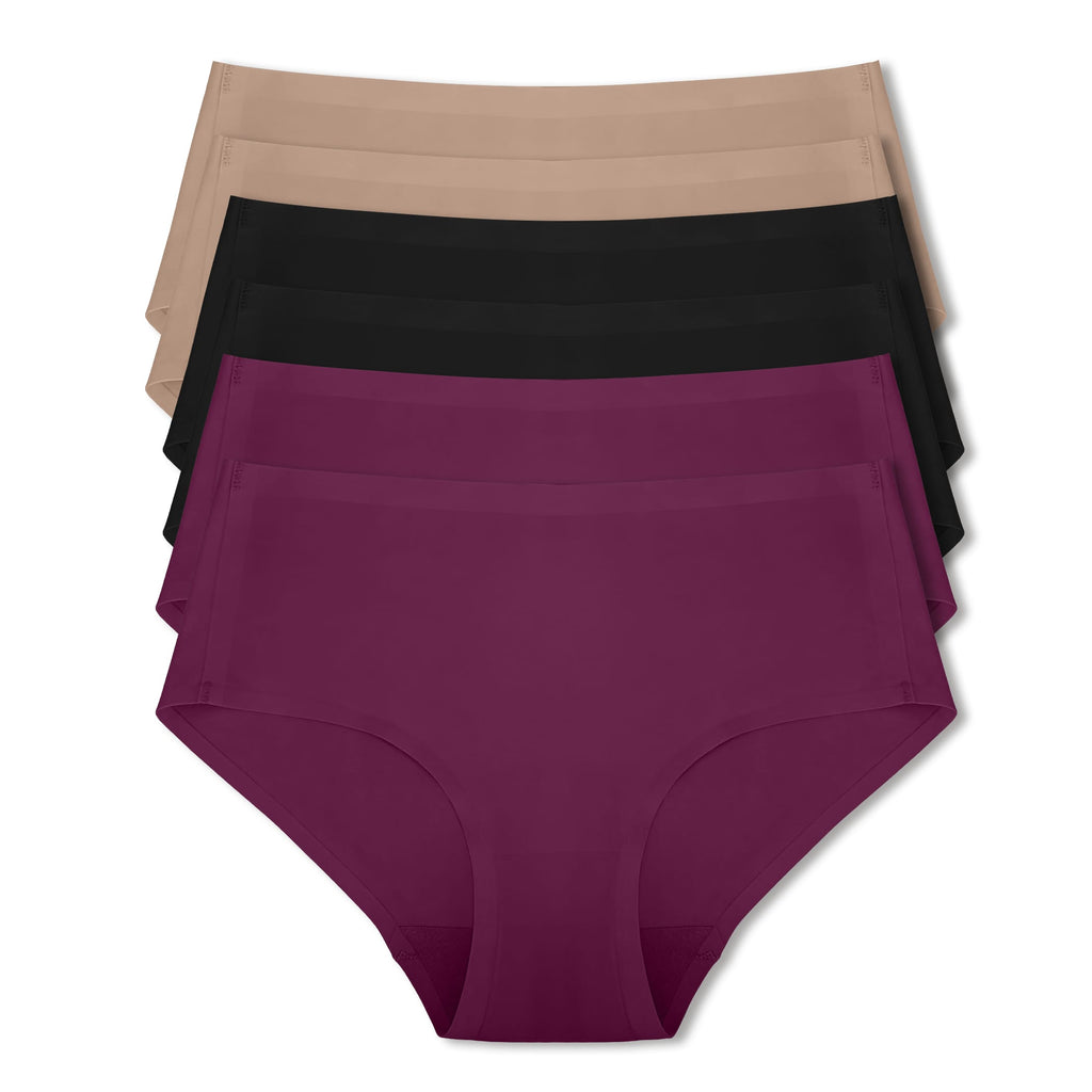 Parfait Lingerie Parfait Seamless Mid-Waist Brief 6 Pack