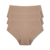 Parfait Lingerie S / Warm Sand Parfait Seamless Mid-Waist Brief 3 Pack