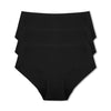 Parfait Lingerie S / Black Parfait Seamless Mid-Waist Brief 3 Pack