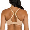 Parfait Emily full bust seamless unlined wired bra in warm sand, showing back view with smooth fabric and supportive design.