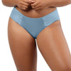 Parfait Lingerie PARFAIT Rita S8143 Vintage-Inspired Bikini Bottom with Shirred Sides and Hip-Level Fit - Dream Blue