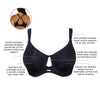 Black Emily full-busted seamless unlined non-padded wired bra by Parfait Lingerie, showing smooth cups and supportive design.