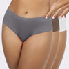 Parfait Lingerie bundle Cozy Hipster Panty Pack (3 Pack) - Charcoal/Deep Nude/White