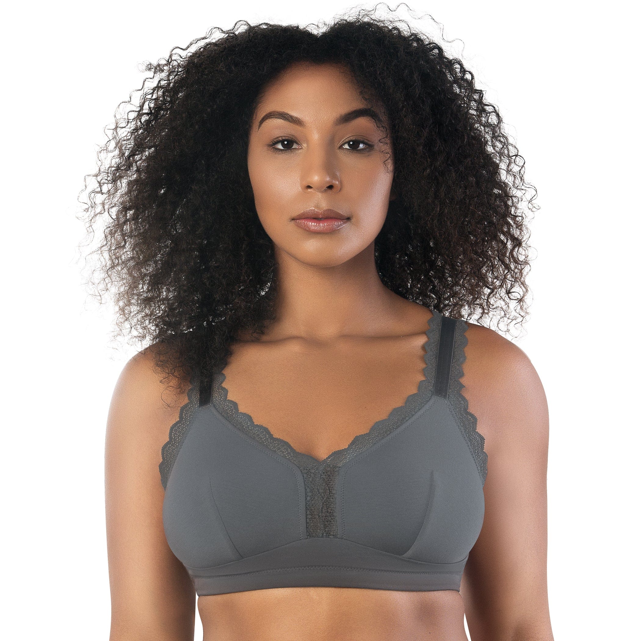 PARFAIT by Affinitas Women's Tess Unlined Wire Bra, Charcoal, 30D at   Women's Clothing store