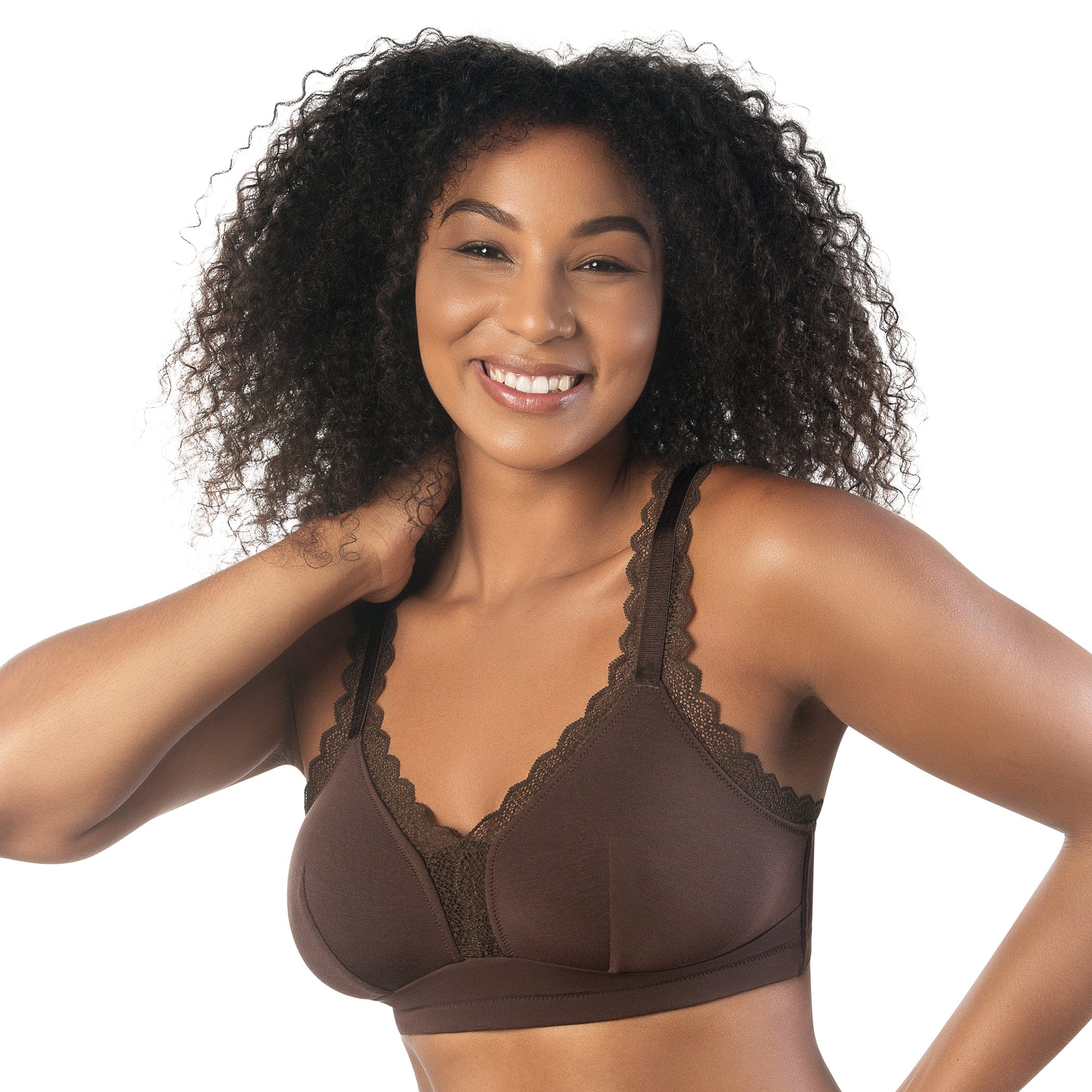Plus Size Nude Seamless Non-Padded Non-Wired Bralette