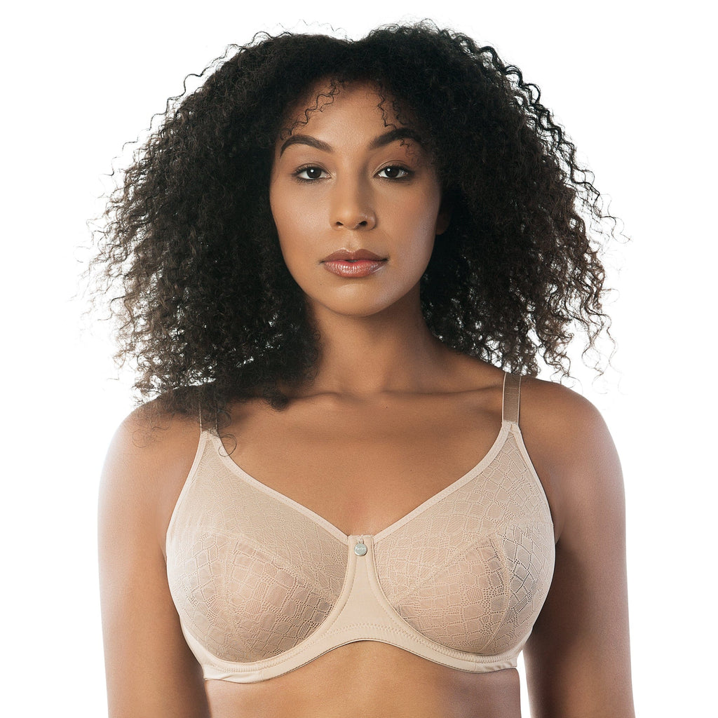 PARFAIT Paige Women's Full Busted Wired Unlined Lace Bra A1672 : :  Clothing, Shoes & Accessories