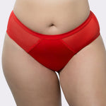 Parfait Lingerie Bralette Micro Dressy French Cut Panty (2 Pack)  - Racing Red