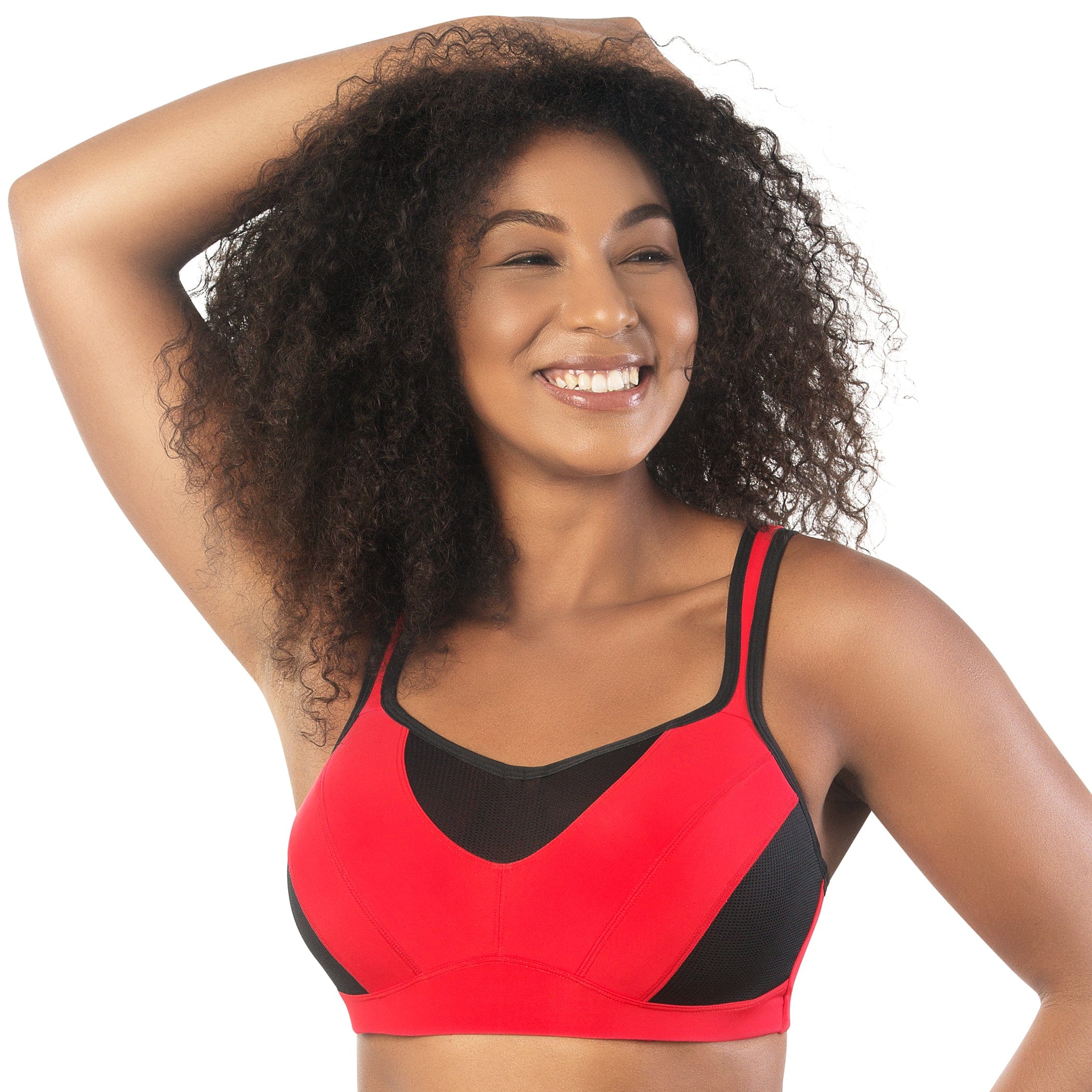 Comfortable red sport bra For High-Performance 