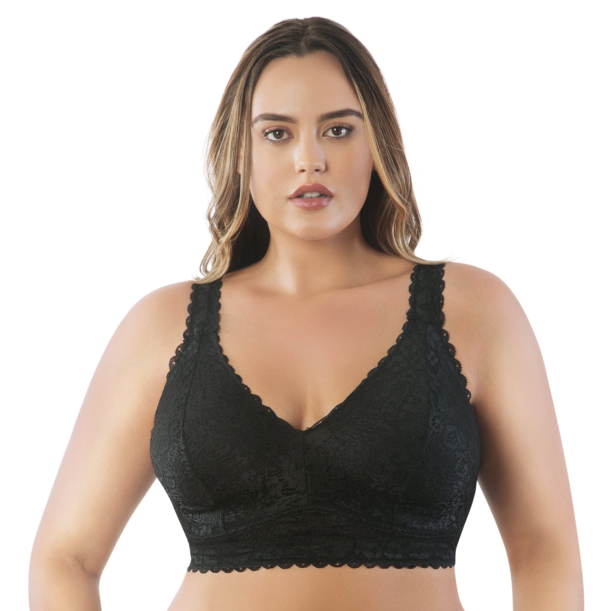 Buy Lovable Seamless Double Layered Wirefree Bra- Black at Rs.400 online
