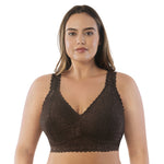 PARFAIT Adriana Wirefree Full Bust Lace Bralette D-H Cup in band