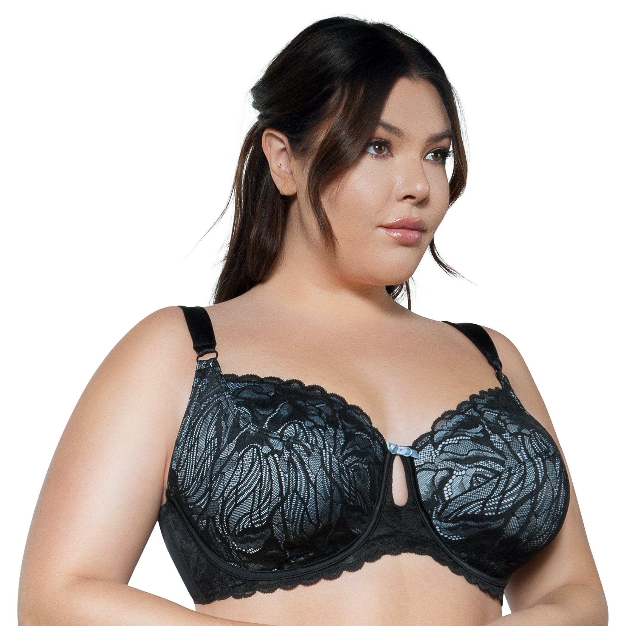 PARFAIT by Affinitas Women's Tess Unlined Wire Bra, Charcoal, 30D at   Women's Clothing store
