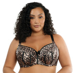 Parfait Charlotte Women's Full Figured Supportive Wired Vintage Bra  6901-Leopard Brown-36E : : Everything Else