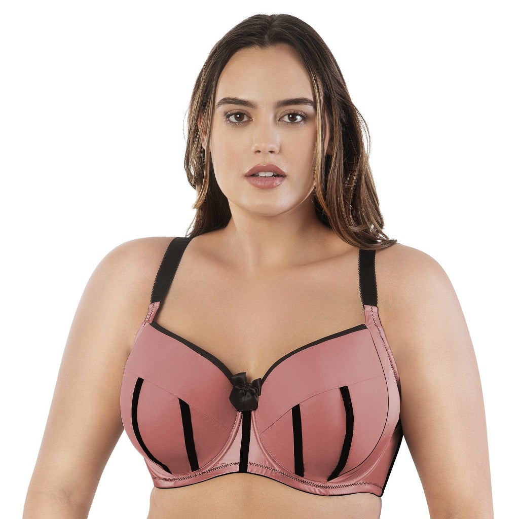 PARFAIT Charlotte 6901 Women's Full Busted and Full Figured Sexy Padded  Bra-Black-30D at  Women's Clothing store