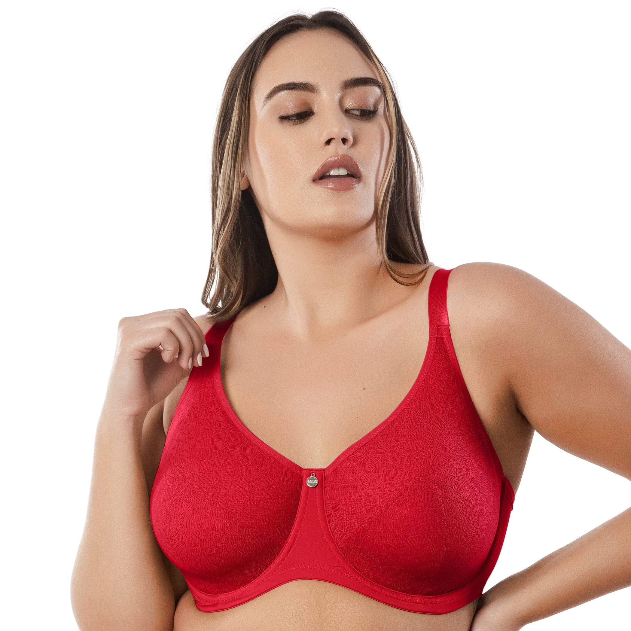 Minimizer Bras Red, Bras for Large Breasts