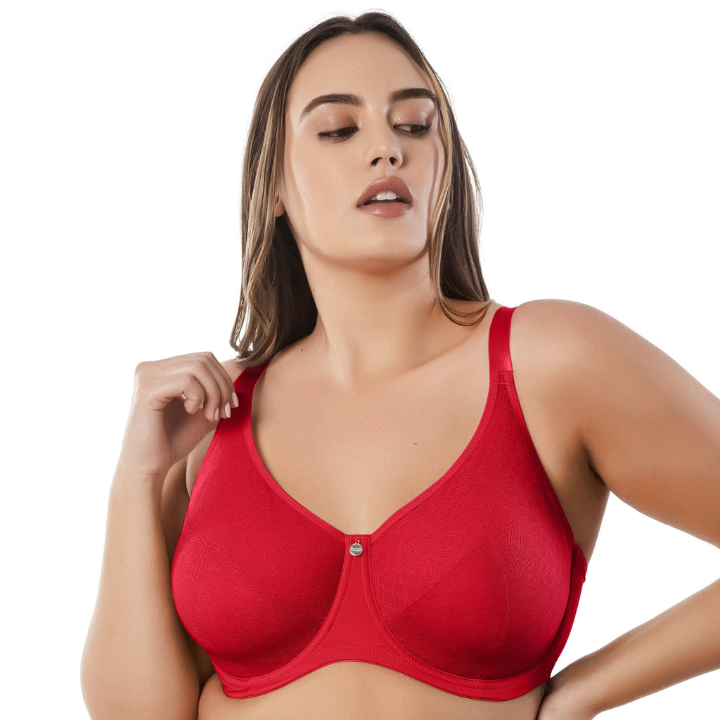 Enora Minimizer Bra Racing Red Parfait Lingerie