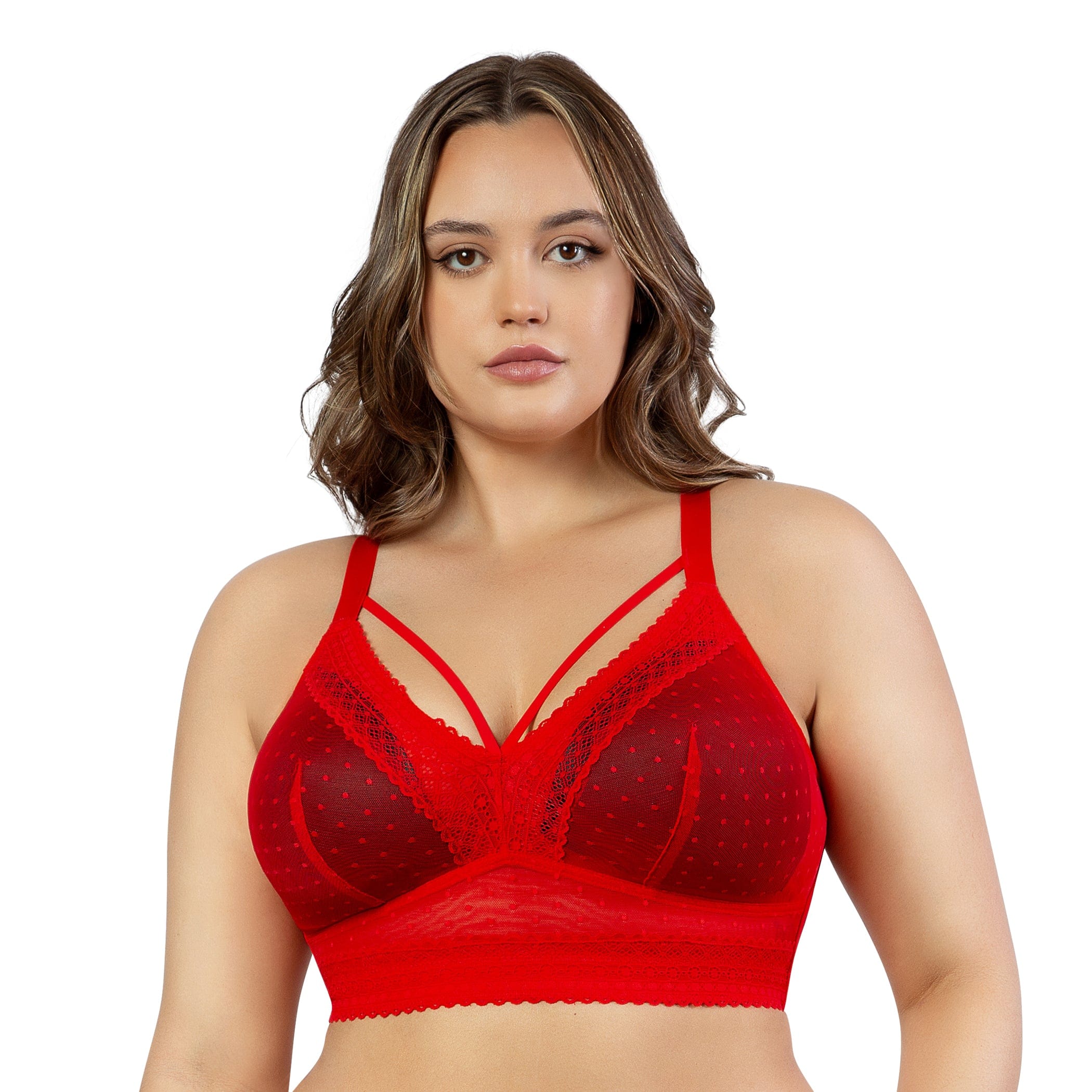 PARFAIT Mia Dot P6011 Women's Full Busted Lightly Padded Wire Free Bra,  Cameo Rose, 30C : : Clothing, Shoes & Accessories