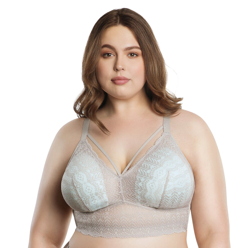 Plus Size - Lightly Lined Seamless Lace Band Bralette - Torrid