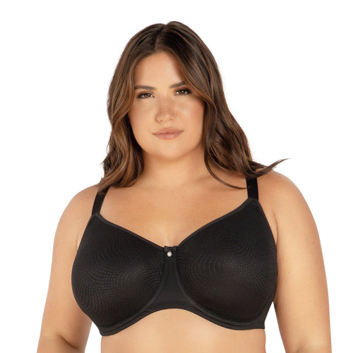 Buy Parfait Double Layered Wired Minimiser Bra - Black at Rs.800 online